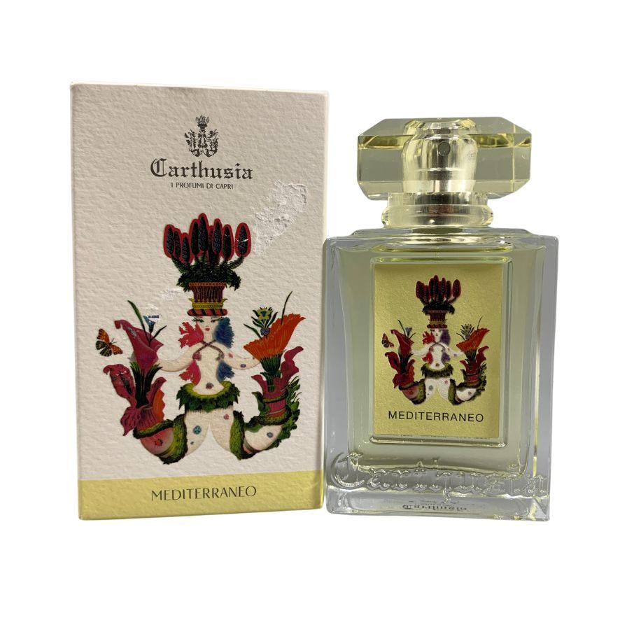 カルトゥージア オードパルファン メディテラネオ 香水 50ml CARTHUSIA【AFI14】【中古】