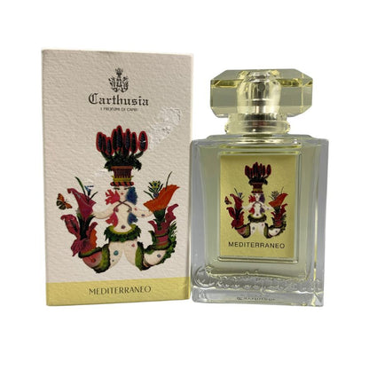 カルトゥージア オードパルファン メディテラネオ 香水 50ml CARTHUSIA【AFI14】【中古】