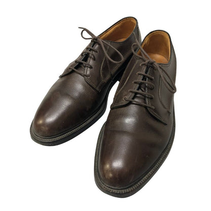 フローシャイム レザーシューズ 639629 プレーントゥ グレインレザー ダービー ブラウン メンズ サイズ8.5D FLORSHEIM 約26.5cm【AFC44-2】