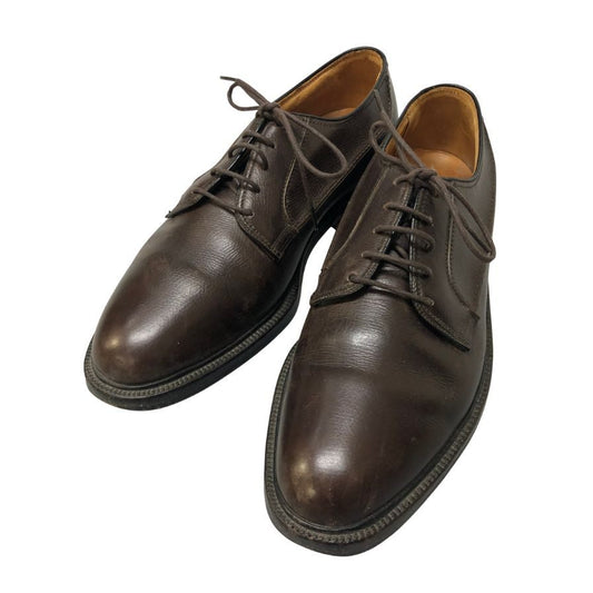 フローシャイム レザーシューズ 639629 プレーントゥ グレインレザー ダービー ブラウン メンズ サイズ8.5D FLORSHEIM 約26.5cm【AFC44-2】