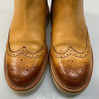 グレンソン チェルシーブーツ サイドゴア ベージュ系 メンズ サイズ5 GRENSON ブーツ 約24.0cm【LA】【中古】