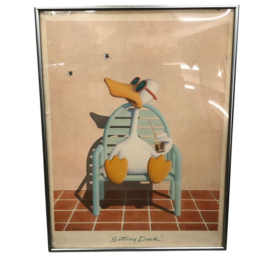 マイケル ベダード シッティング ダック 1982 手描きあり Michael Bedard Sitting Duck【AIF28】【中古】