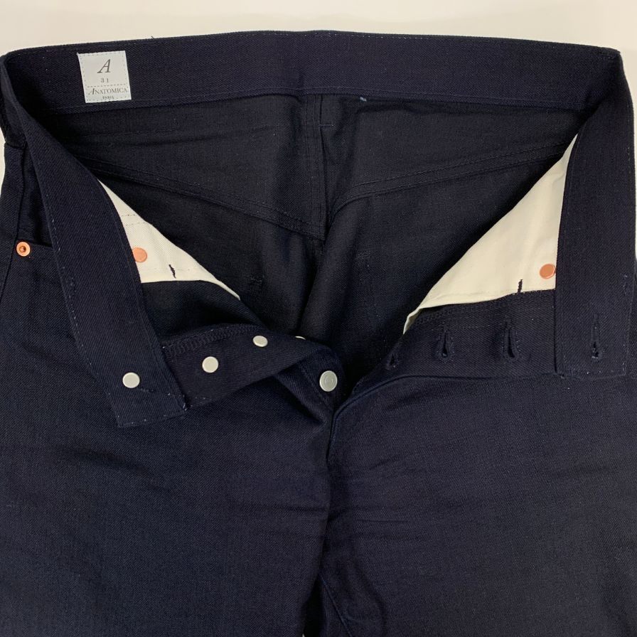 アナトミカ 314T BEAT  コットン テーパード インディゴ デニムパンツ メンズ サイズ31 ANATOMICA 【AFB14】