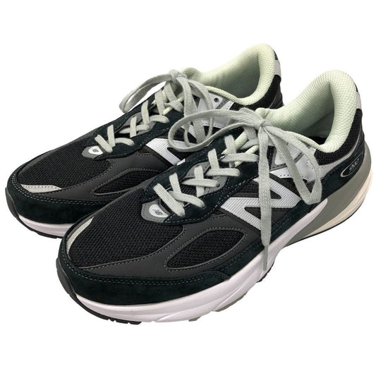 ニューバランス ローカットスニーカー M990BK6 レザー メッシュ USA製 ブラック メンズ サイズ27cm NewBalance 約27.0cm【AFC45】