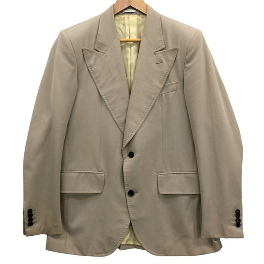 中古■ハズバンズ ウール テーラードジャケット メンズ サイズ50 ベージュ  HUSBANDS 【AFB14】