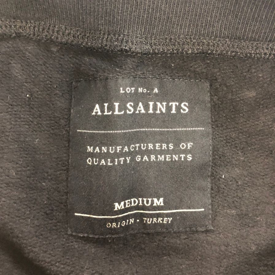 オールセインツ スウェットパンツ ブラック メンズ サイズM ALLSAINTS 【AFB47】