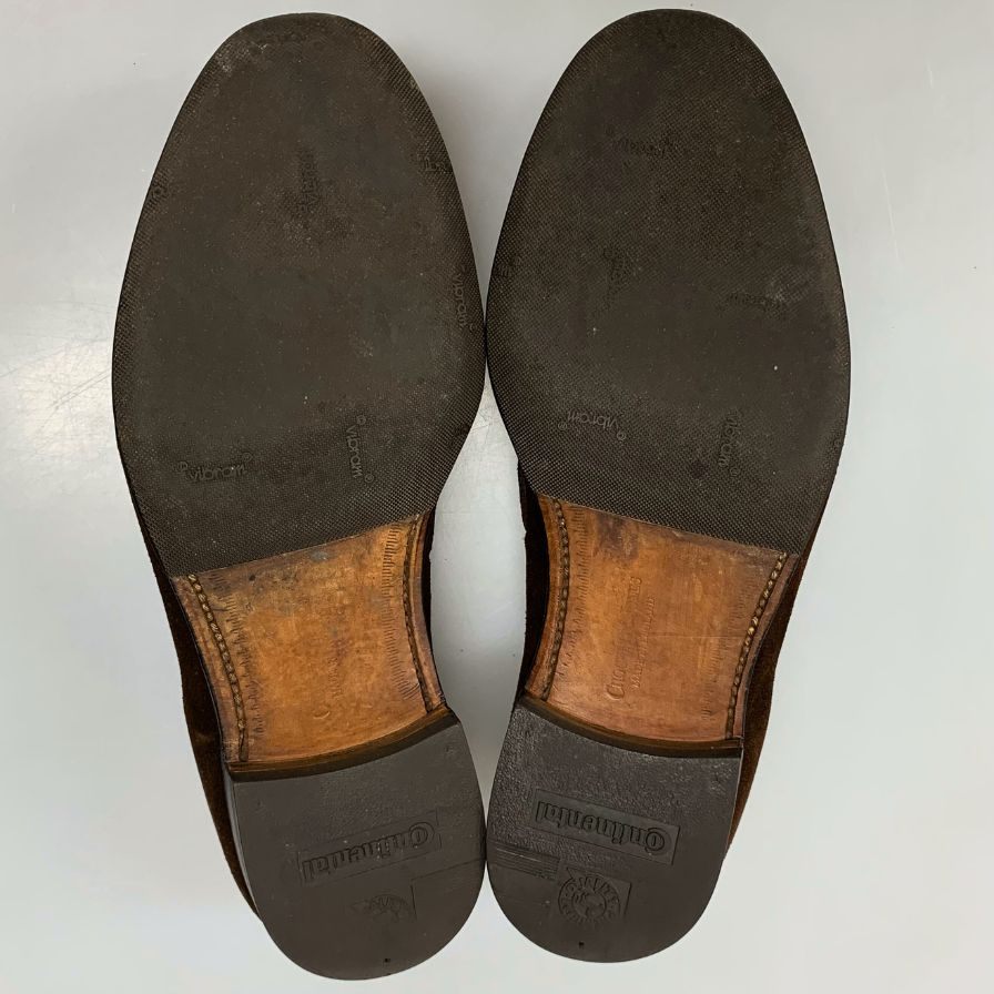 クロケット&ジョーンズ スエード タッセルローファー 6212-3095-01 ブラウン サイズ6E メンズ 革靴 CROCKETT&JONES CAVENDISH3 約24.5cm【AFD13】