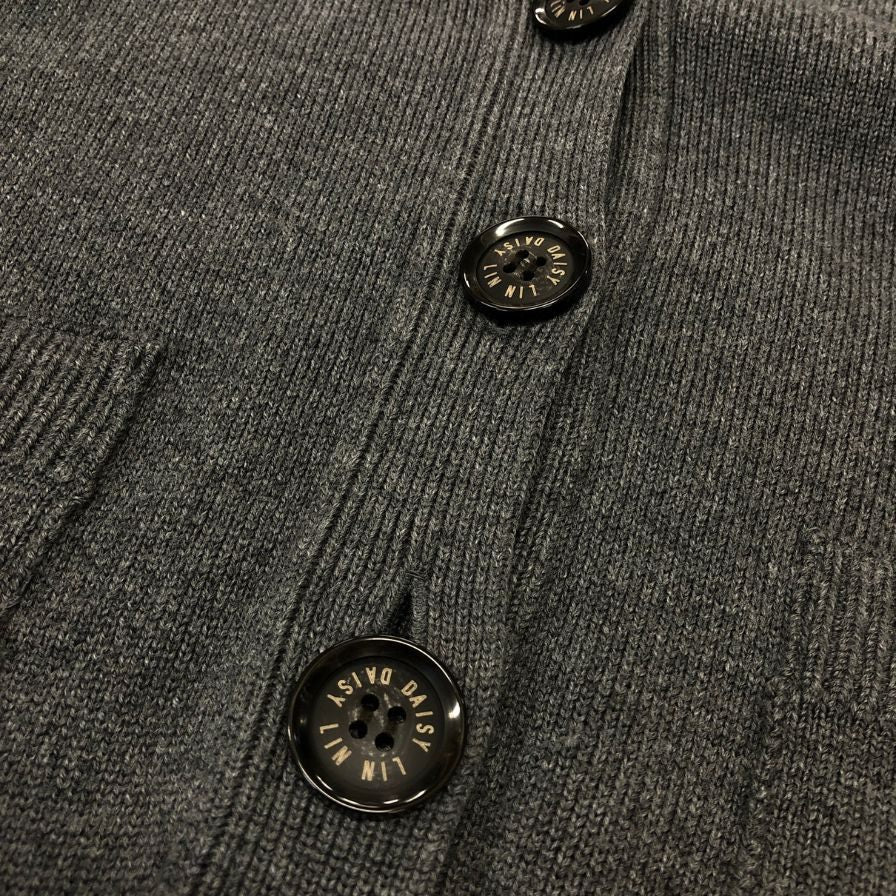 美品◆デイジーリン ニットカーディガン レディース グレー サイズ38 DAISY LIN 【AFA18】