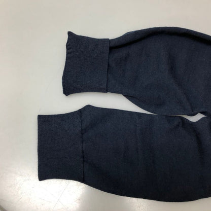 新品同様◆キャッシュ＆バルバ カーディガン ウーステッドカシミヤ 150 ネイビー メンズ サイズ2 IMWSW002 Cash&Barba 【AFB17】
