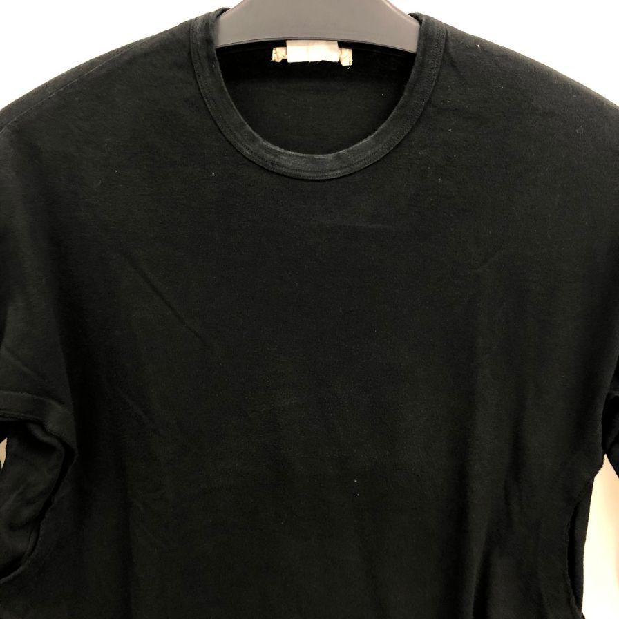 中古◆コムデギャルソン レディース 七分袖 カットソー GS-T019 AD2016 日本製 サイズXS ブラック COMME des GARCONS 【AFB38】