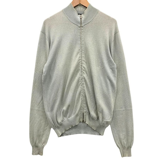 中古◆ザノーネ ニット クルーネック 毛100％ メンズ グリーン系 サイズ48 ZANONE 【AFB28】