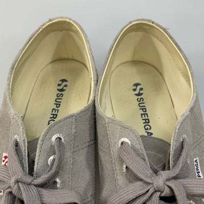 スペルガ スニーカー スエード メンズ グレー サイズ41 SUPERGA 約26.0cm【AFC40】