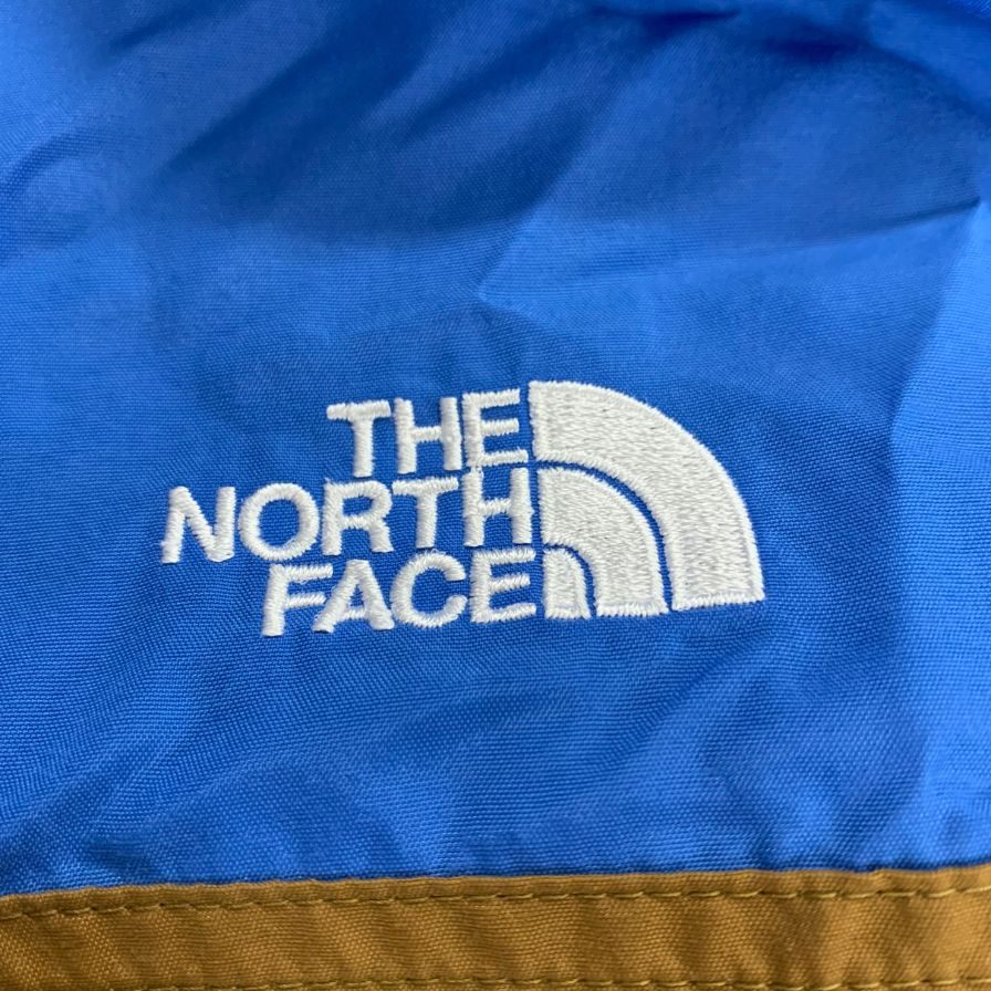 極美品◆ザ ノースフェイス コンパクトジャケット NP72230 ブルー×ブラウン サイズXXL THE NORTH FACE 【AFB14】