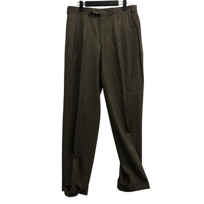 エルメネジルド ゼニア パンツ ウール SUPER100’S ダークブラウン サイズ48 Ermenegildo Zegna 【AFB19】
