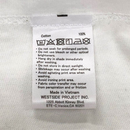 中古■クックマン フロントプリントTシャツ ホワイト メンズ XL COOKMAN 【AFB8】