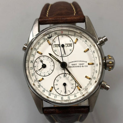 エベラール 腕時計 トリプルカレンダー クロノグラフ 1887 自動巻き EBERHARD【AFI27】