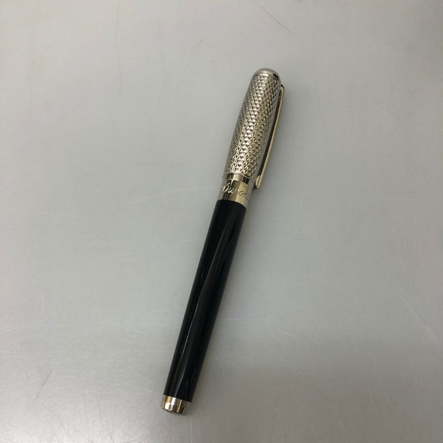 デュポン 万年筆 ラインD エタニティ ファイヤーX ペン先14K Fニブ シルバー系 S.T. Dupont【AFI6】