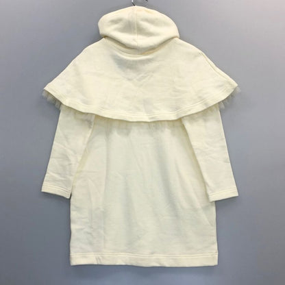 新品同様◆コムサ フィユ ワンピース ケープ付き 女の子用 キッズ ホワイト系 サイズ130～140 COMME CA FILLE 【AFB25】
