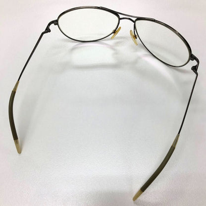 オリバーピープルズ 度入りメガネ Commander ティアドロップ シルバー 65□16 125 Oliver Peoples【AFI13】
