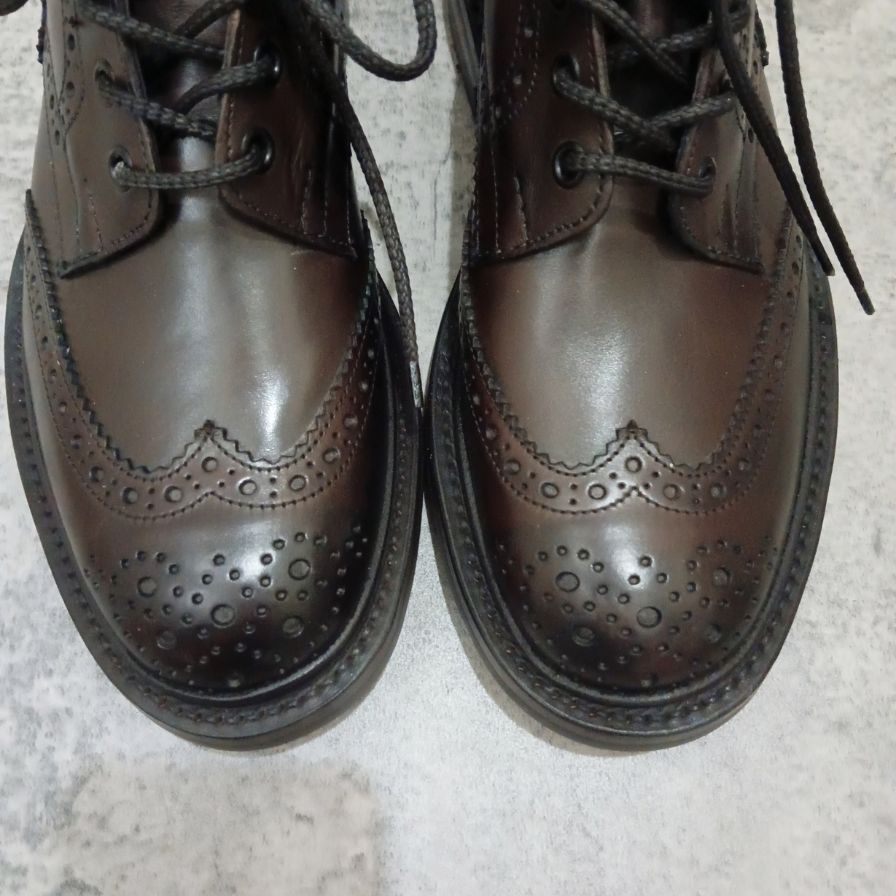 トリッカーズ カントリーブーツ ストウ カーフ エスプレッソ メンズ サイズUK7 Tricker's ブーツ 約25.5cm【LA】【中古】