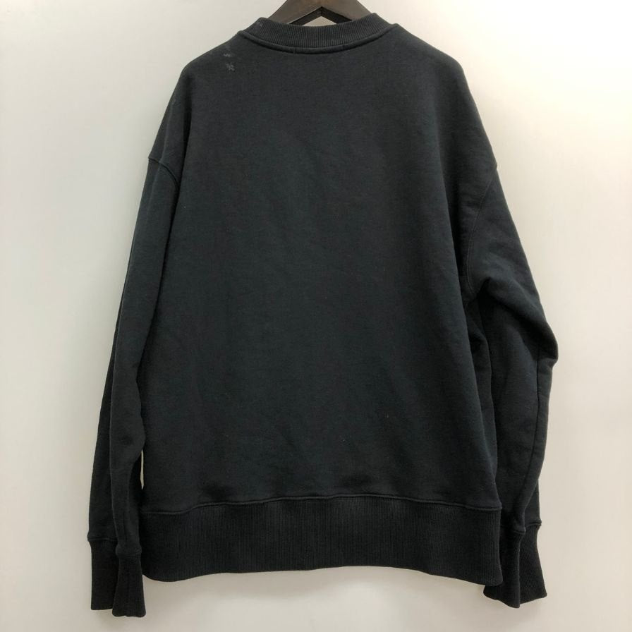 中古◆エムエスジーエム スウェット ブラック ネックロゴ サイズL MSGM 【AFB3】