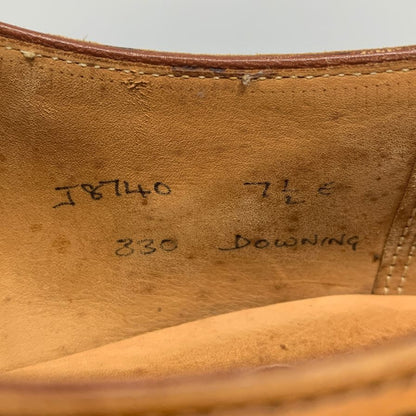 クロケット＆ジョーンズ フルブローグ ダウニング DOWNING 330ラスト メンズ ブラウン サイズUK7.5E  Crockett & Jones 約26.0cm【AFC4】