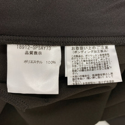 美品◆フォクシー ワンピース ロング ノースリーブ ポリエステル 18912 ブラウン レディース サイズ40 FOXEY 【AFB8】