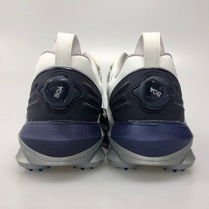 フットジョイ ゴルフシューズ レザー ローカット ダイヤルワイヤー式 ホワイト メンズ サイズ11.5 FJ FootJoy TOURS-A 約29.5cm【AFC5】