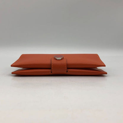 エルメス U刻印 Passport R.M.S パスポートケース ユニセックス  オレンジ HERMES【AFI14】【中古】