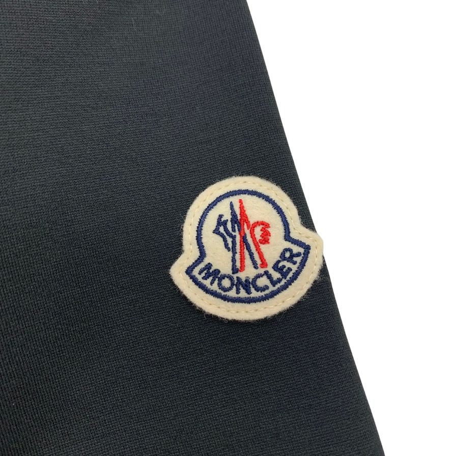 極美品◆モンクレール 23SS ワンピース ABITO DRESS ジップアップ ブラック レディース サイズXS MONCLER 【AFB31】
