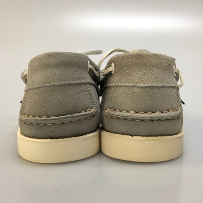 パラブーツ バース デッキシューズ 1018 モカシン スエード メンズ グレー サイズUK7 Paraboot 約25.5cm【AFC28】
