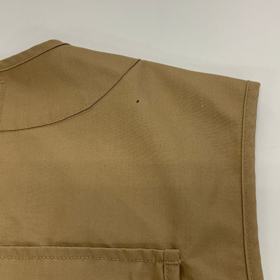 中古◆エルエルビーン フィッシングベスト コットン ベージュ サイズS L.L.Bean 【AFB35】