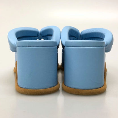 ドリスヴァンノッテン プラットフォーム サンダル レディース サイズ40 ブルー Dries Van Noten 約25.0cm【AFC45】