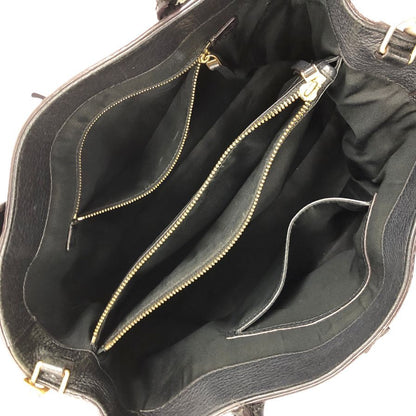 トリーバーチ ハンドバッグ ブラック シボレザー Tory Burch【AFE6】