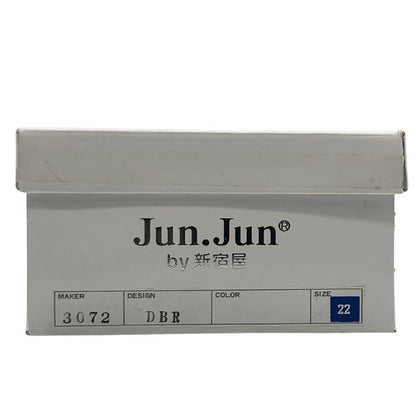 ジュンジュンバイ新宿屋 パンプス  レディース サイズ22 ブラウン 3072 ポリエステル 約22.0cm【7-19】