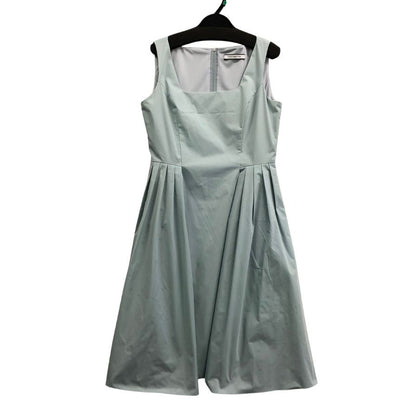 美品◆フォクシー 35399 ドット柄リネンワンピース  レディース ベージュ サイズ40 FOXEY 【AFB36】
