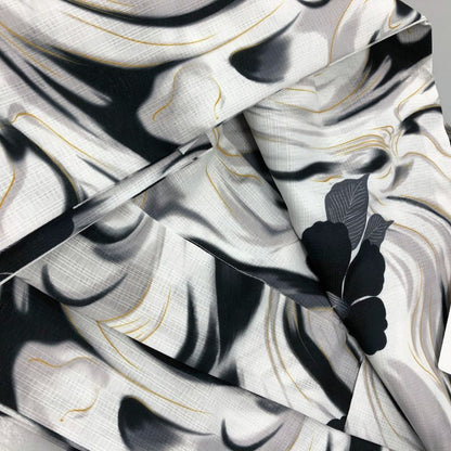 ふりふ 浴衣 呪術廻戦「夏油傑」 サイズL レディース ブラック系【AFB38】【中古】