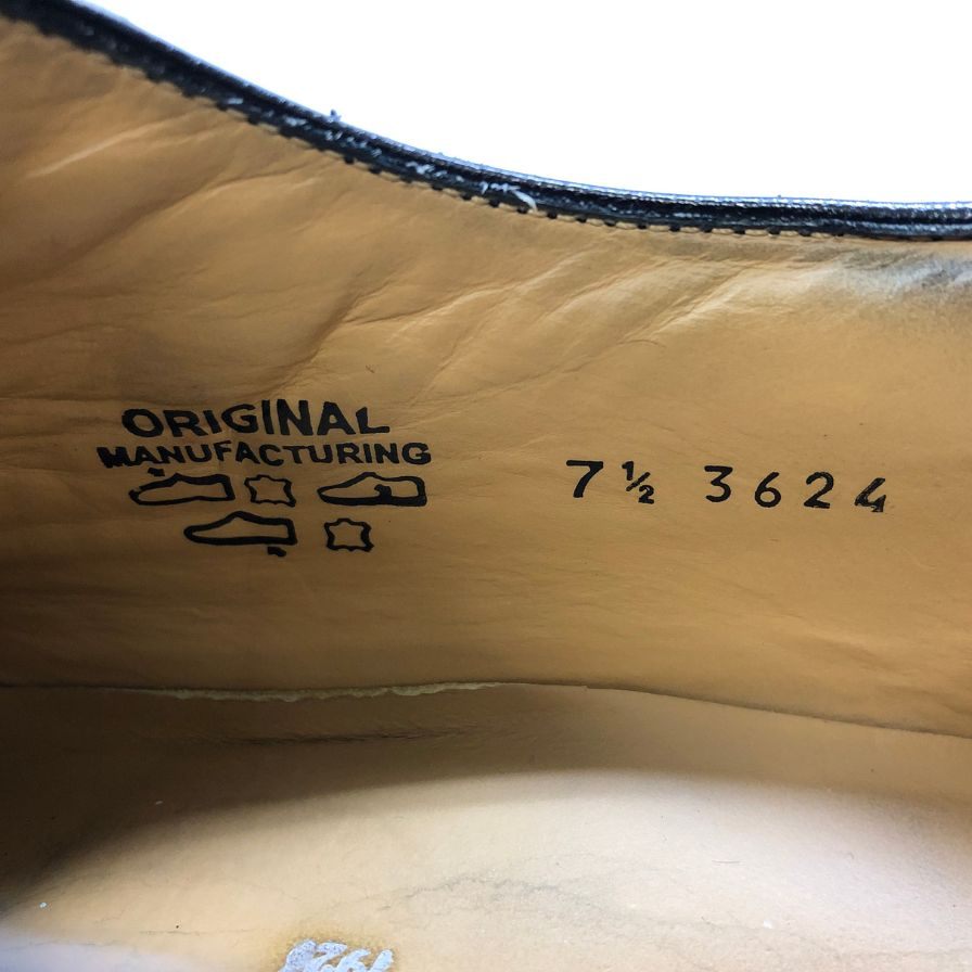 フランチェスコ ベニーニョ ダブルモンク 3624 メンズ 7ハーフ  ブラウン FRANCESCO BENIGNO 約25.5cm【AFC41】