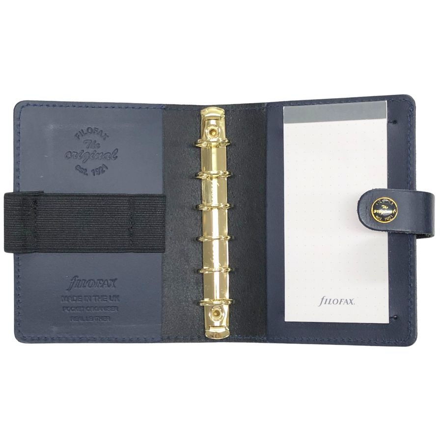 ファイロファックス システム手帳 カバー オリジナル  スモール 純正リフィル 日本限定 ブルー Filofax【AFI10】【中古】
