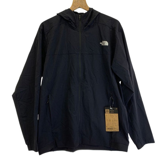 新品同様◆ザ ノース フェイス NP22581 フレキシブルフーディトレーニングウエア ブラック メンズ サイズL THE NORTH FACE 【AFB20】