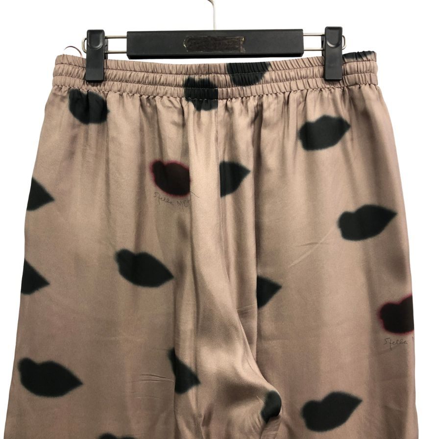 ステラマッカートニー イージーパンツ シルク 総柄 レディース サイズ42 STELLA McCARTNEY 【AFB20】
