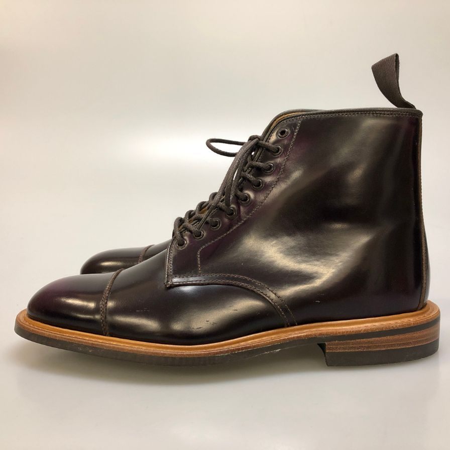 トリッカーズ ブーツ マウズリー 945481 8123/1 パープル 7ハーフ-5 Tricker’ｓ ブーツ 約26.5cm【LA】【中古】