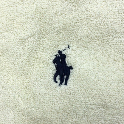 ラルフローレン フェイスタオル ホワイト パイル地 無地 ワンポイント 刺繍 RALPH LAUREN POLO