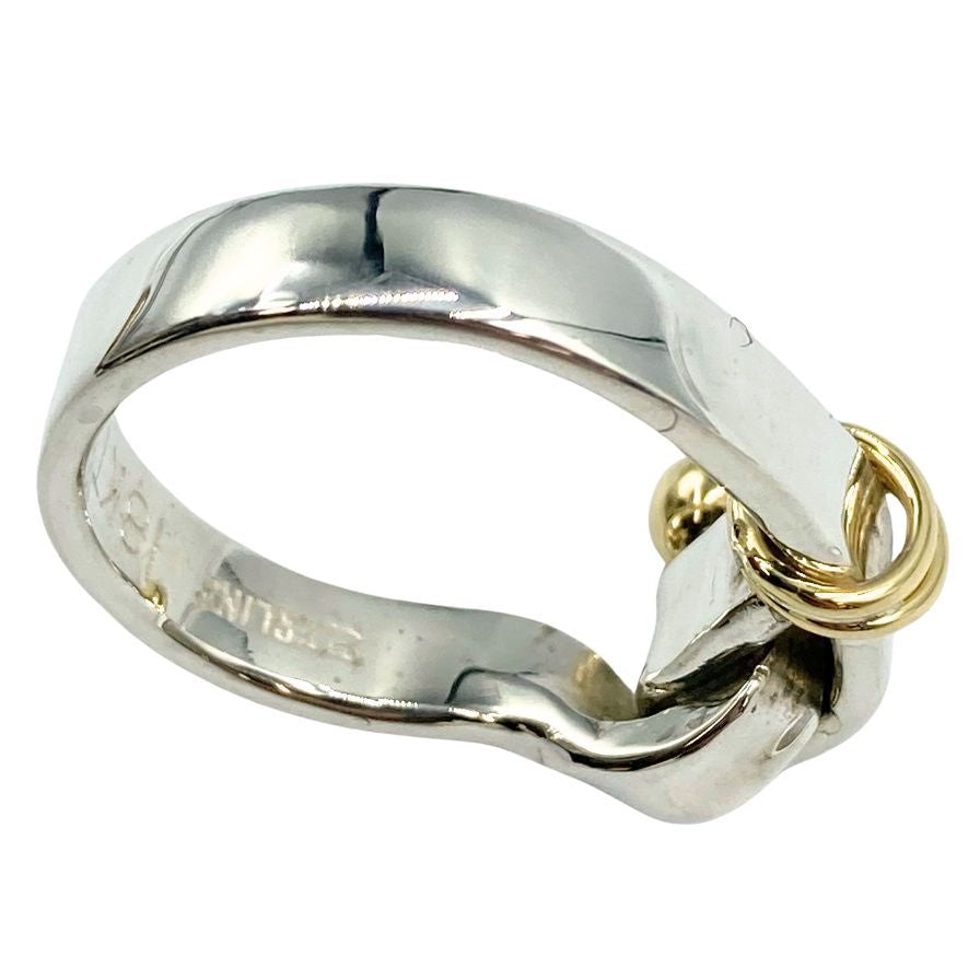 ティファニー リング フック&アイ コンビ シルバー×ゴールド 925 18KT レディース TIFFANY&Co.【AFI8】