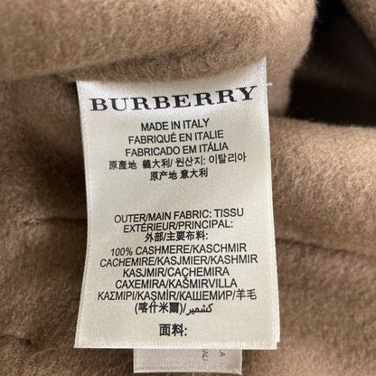 極美品◆バーバリー ロンドン ダブルブレスト コート カシミア100% イタリア製 ブラウン メンズ サイズ46  BURBERRY LONDON 【AFA17】