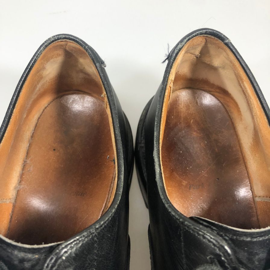 アレンエドモンズ レザーシューズ ストレートチップ カーフ レザー ブラック UK8.5 Allen Edmonds 約27.5cm【AFD4】