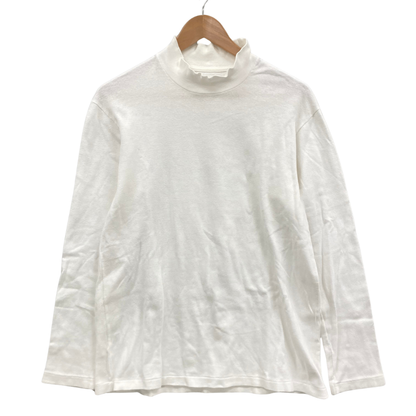 Good Condition◆ANATOMICA Mock Neck Long Sleeve T Men's White Size M ANATOMICA [AFA22] 