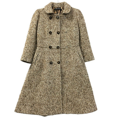 中古◆ドルチェ＆ガッパーナ ウール ツィードコート レディース ベージュ系 サイズ38 DOLCE&GABBANA 【AFA13】