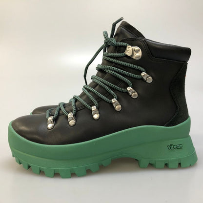 メレル ブーツ トレッキングブーツ Bristol MID レディース サイズ23.5 ブラック グリーン系 MERRELL 約23.5cm【AFD7】