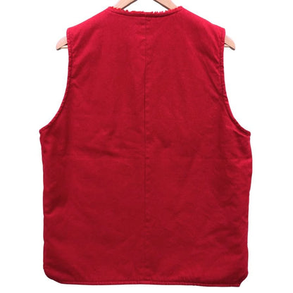 美品◆テンダーロイン ハンティングボアベスト レッド メンズ サイズXS TENDERLOIN 【AFB39】